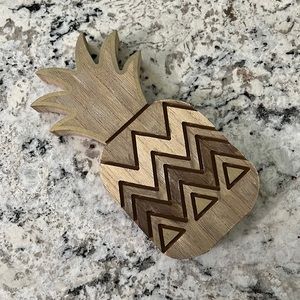 Hobby Lobby wooden pineapple